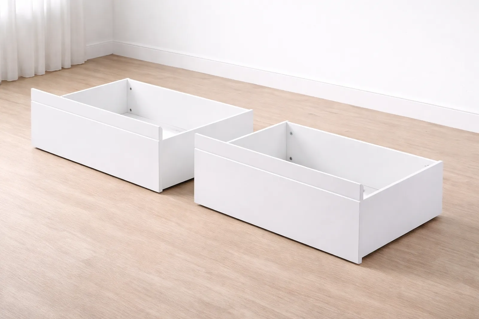 Underbed Storage Drawers (Pair) – White