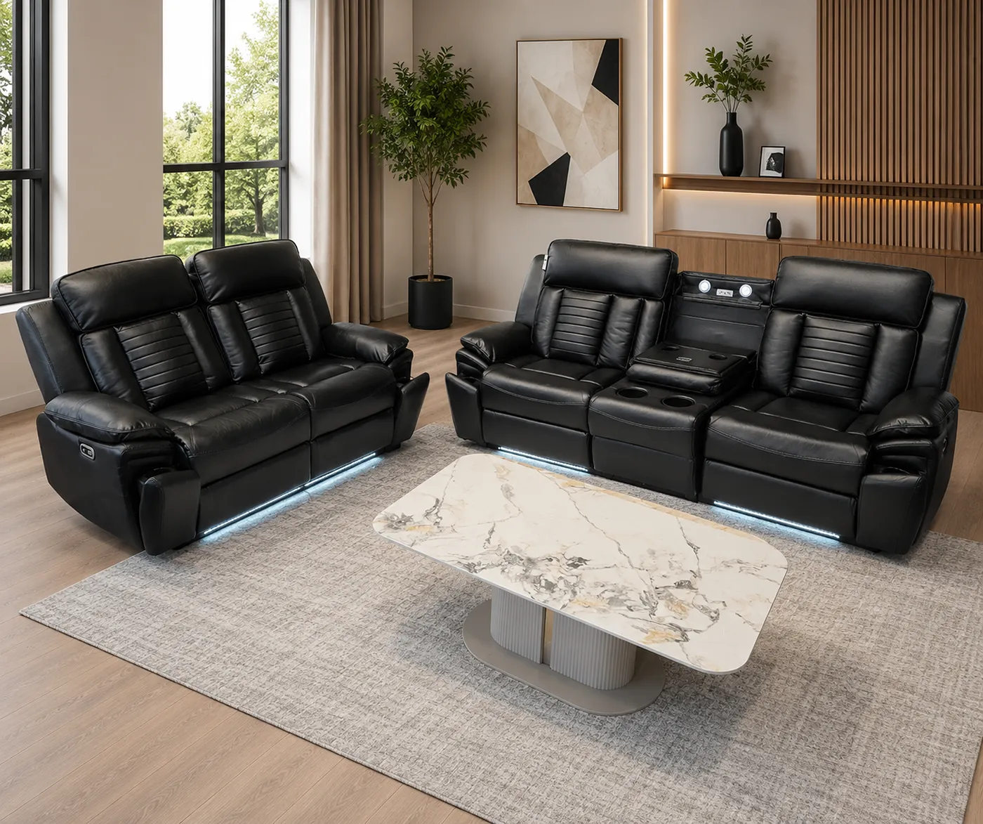 Sevilla Electric Recliner 3+2 Sofa Suite