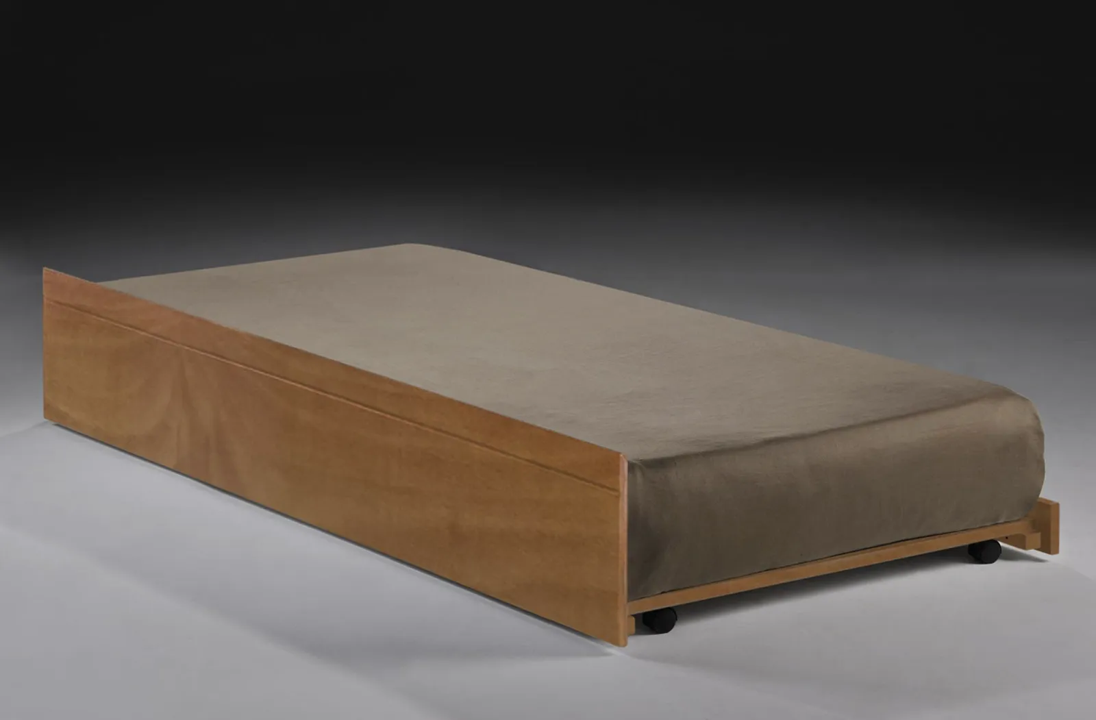 Tripoli Pine Pull Out Trundle Bed | Single Underbed Guest Bed