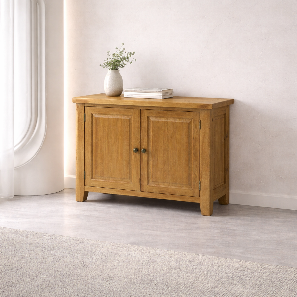 Acorn Solid Oak Sideboard Small 2 Doors