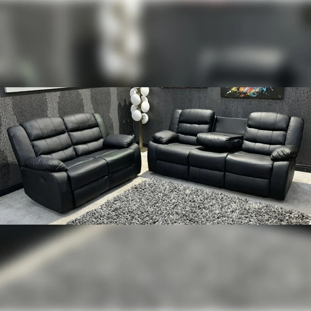 Roma 3 + 2 Seater Manual Recliner Sofa Suite