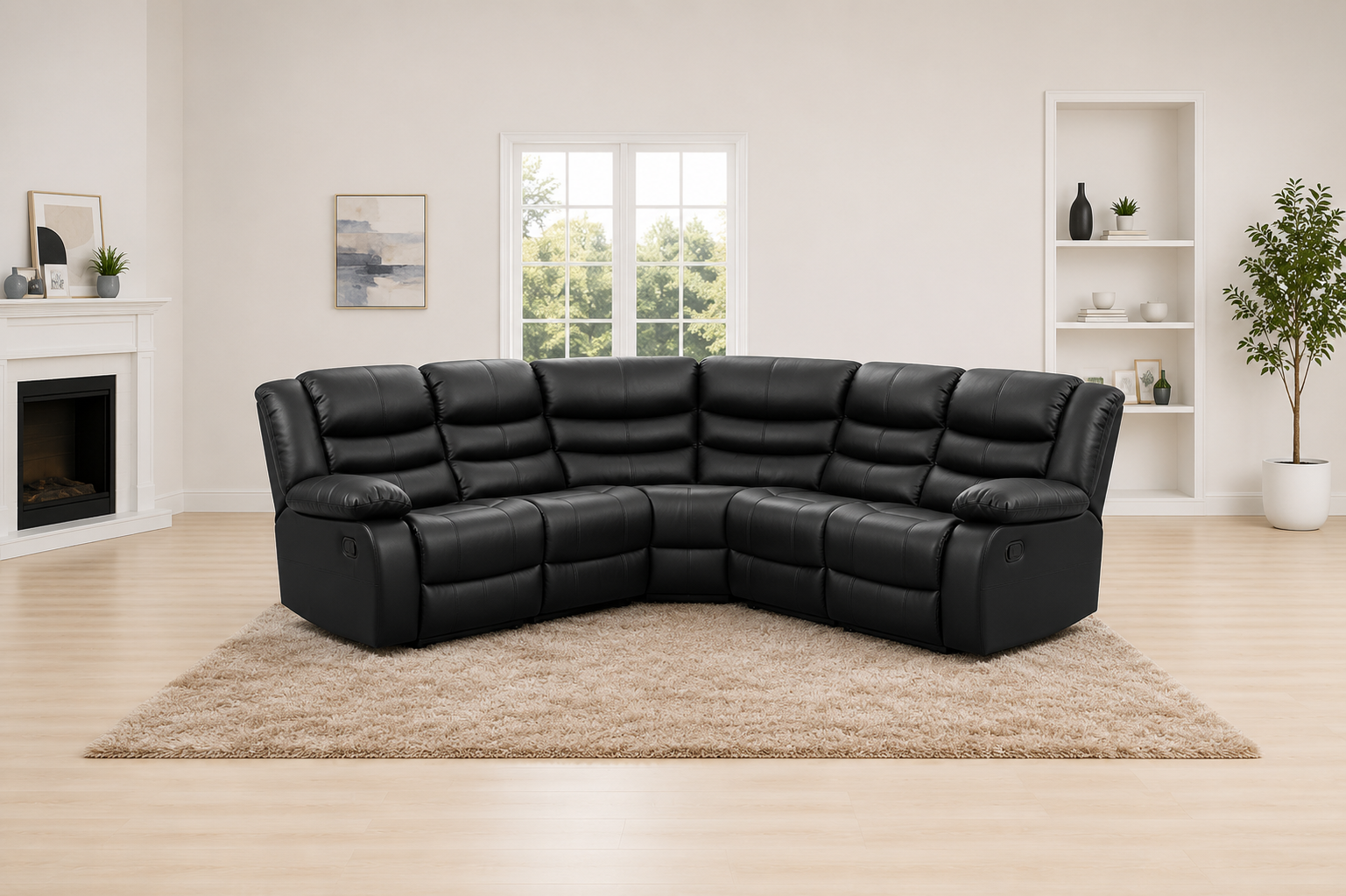 Roma Corner Suite - Manual Recliner
