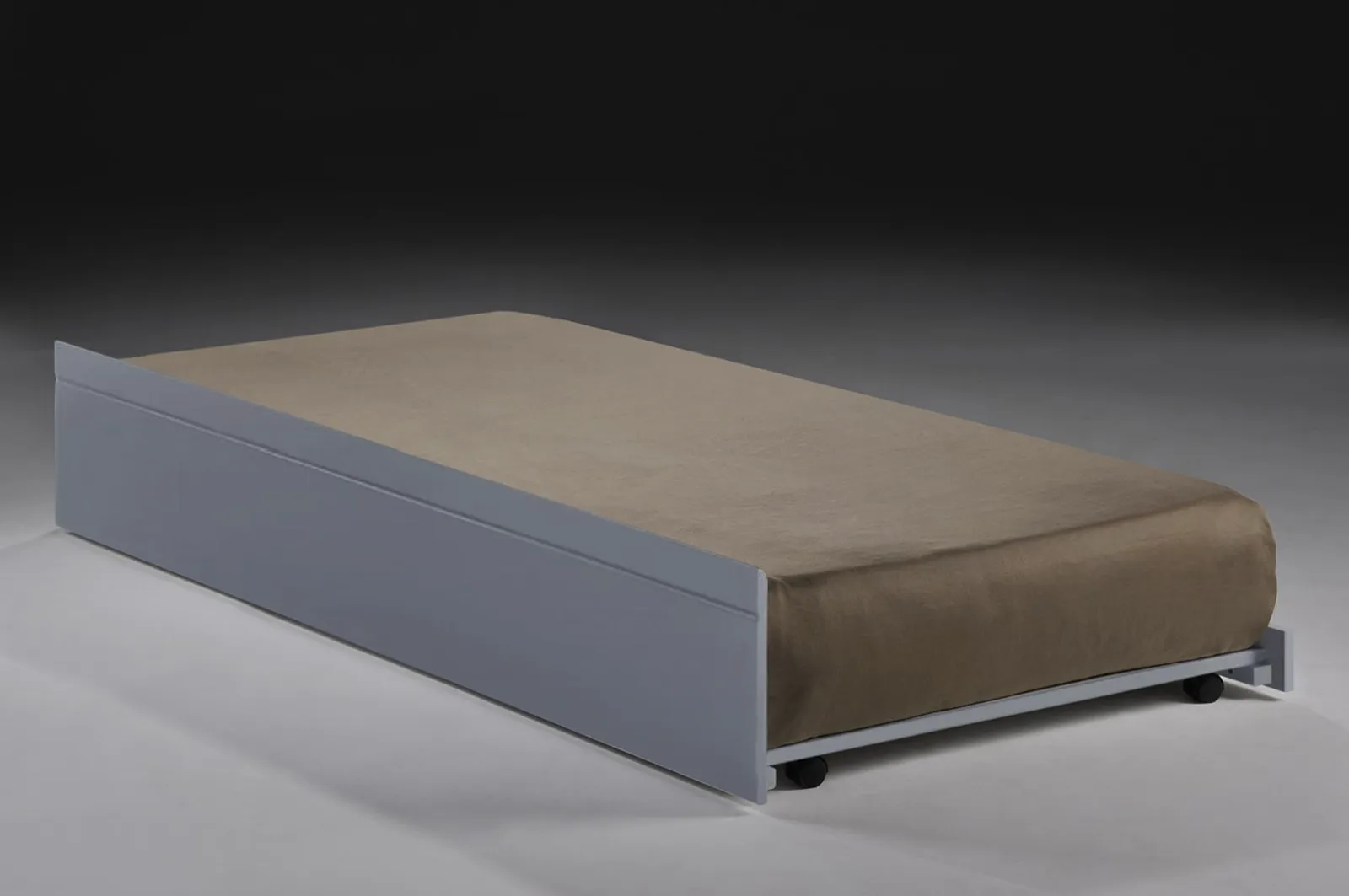 Tripoli Grey Pull Out Trundle Bed | Single Underbed Guest Bed