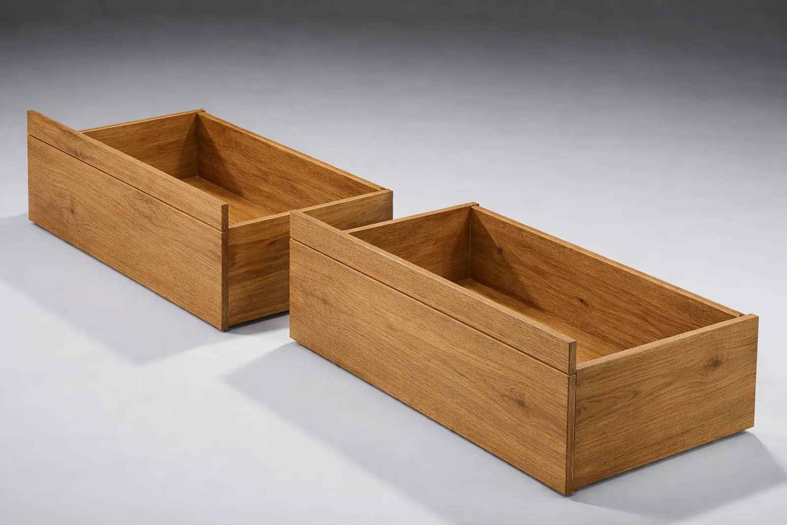 Underbed Storage Drawers (Pair) – Antique Pine